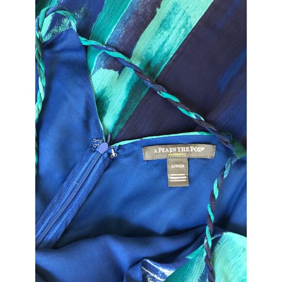 Gorgeous Pea in The Pod Maxi Dress sz S EUC - Picture 3 of 3